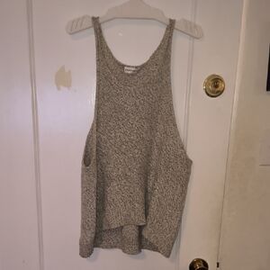 Community | Stylish Gray Knit Tank Top